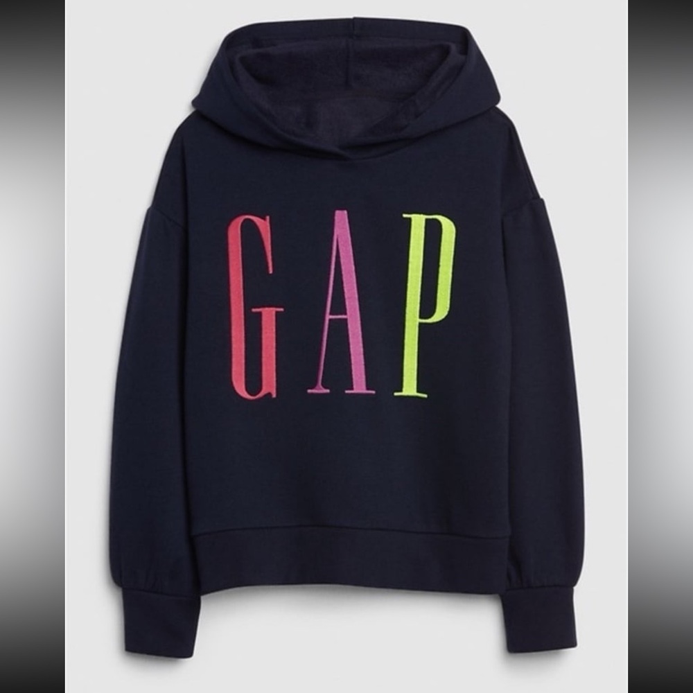 Girls Gap Logo Hoodie Sweatshirt